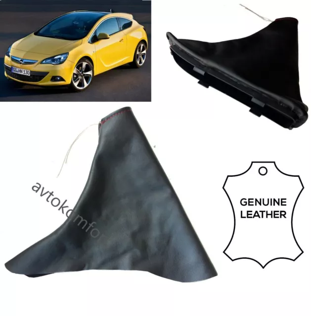 Geitor freno a mano per Vauxhall Opel Astra J 2009-2019 Ghetta in vera pelle