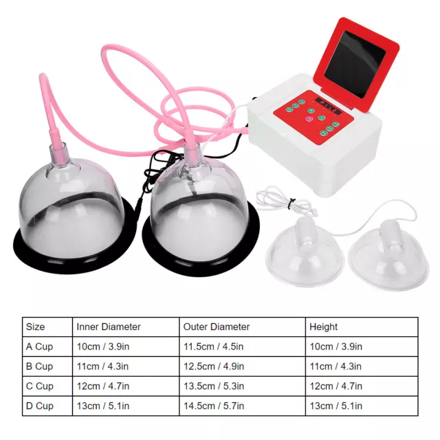 Breast Enlargement Butt Enhancement Vacuum Therapy Body Slimming Massage Tool