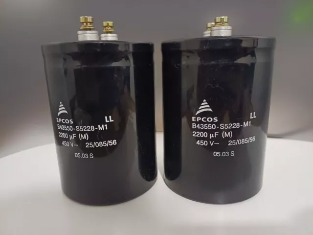 EPCOS b43550-s5228-m1 2200uf 450v Aluminum Electrolytic Capacitor