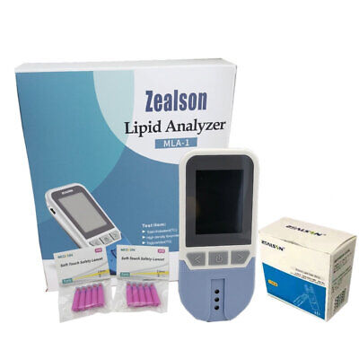 Medidor De Colesterol Colesterol Medidor de análisis de lípidos Kit de prueba de Tg HDL LDL + 25 Tiras