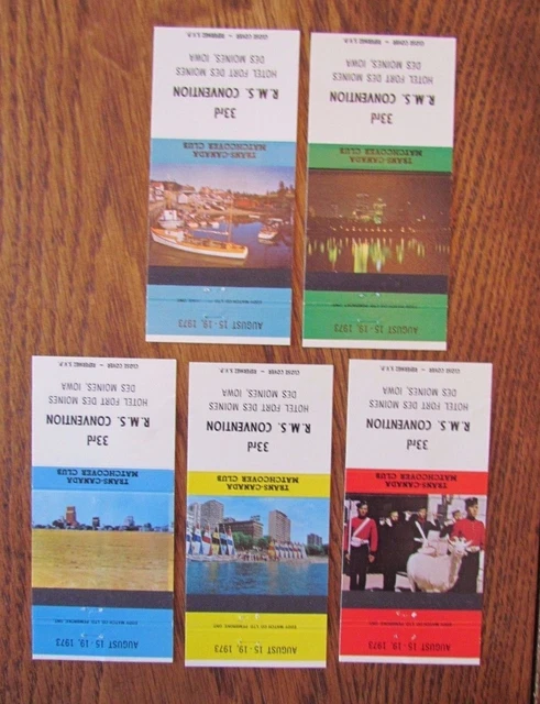 1973 Complete Canadian Scenes Set Of 5 -L20