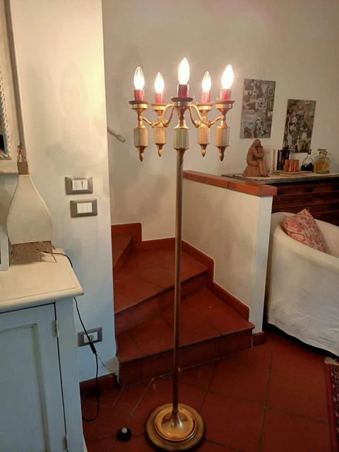 Lampada Da Terra Primi 900 Ottone Pieno