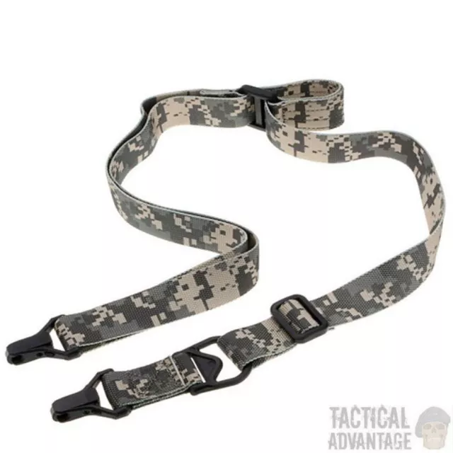 MS3 Style ACU Camo Airsoft Tactical Rifle Sling Gun Strap 1 / 2 Point One Two CP