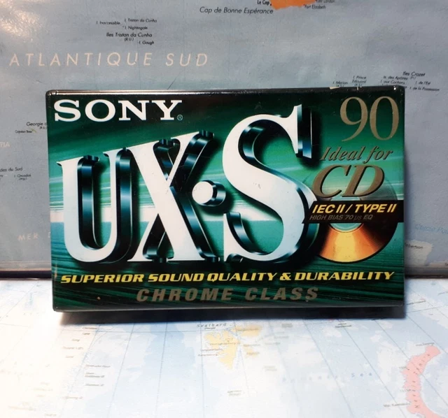 LOT 6 CASSETTES Audio Vierges Sous Blister ( Sony Ux 90, Tdk D