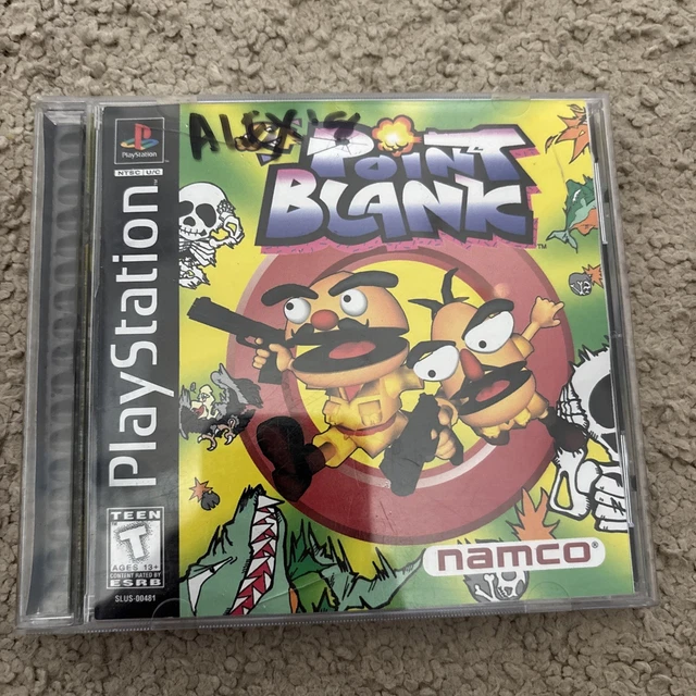 Jeu Point Blank PS1 (Sony PlayStation) - Sans Notice, Version PAL Française - état Correct