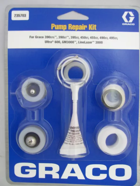 Graco Pump Repair Kit  235703 Graco Packing kit for 390 395 455 490 495
