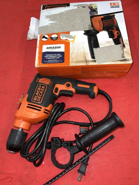 BLACK+DECKER 6.5 Amp 1/2 in. Hammer Drill - BEHD201