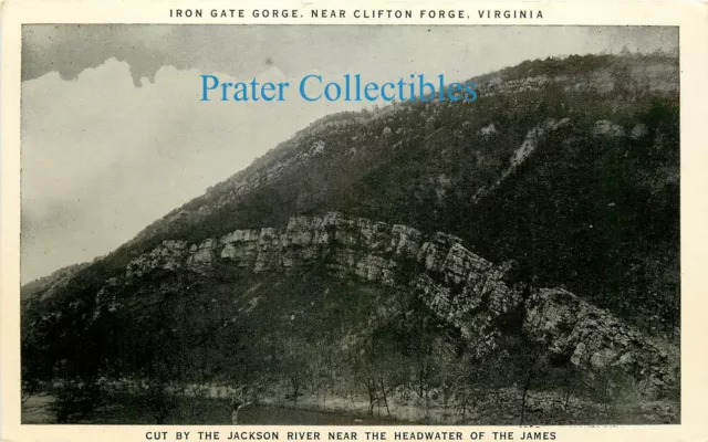 Virginia, VA, Near Clifton Forge, Iron Gate Gorge Postcard