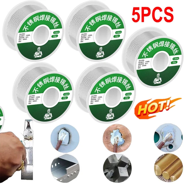 thumbnail image 2 of 60/40 Rosin Core Solder MAIYUM 63-37 Tin Lead Rosin Core Solder Wire For Electrical Soldering (1.0mm 50g Rosin Flux 2 of 12