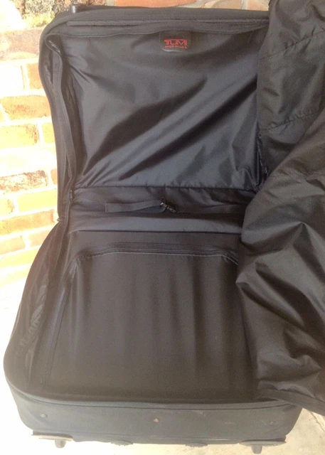 🎁 Xclnt! TUMI Rolling Garment Bag black ballistic nylon bi-fold 13x19x22" USA! 11