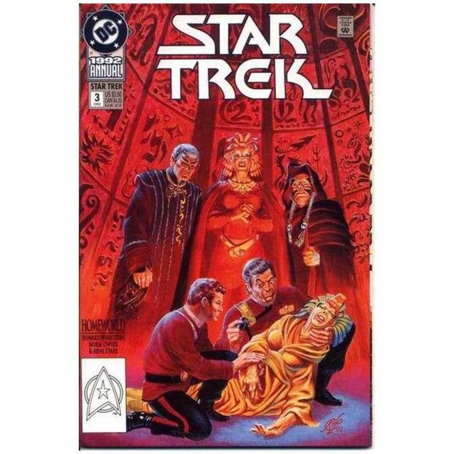 Star Trek (1989 series) Annual #3 in Near Mint + condition. DC comics [w^