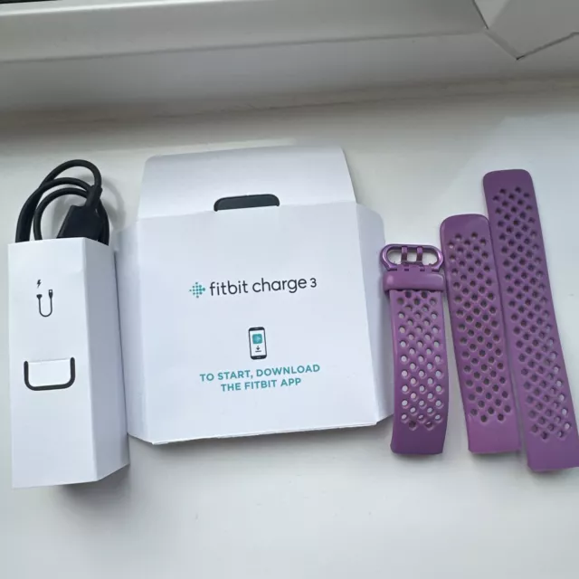 Fit  Bit Charge 3 Straps And Charge Cable - No Device