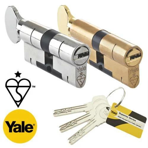 YALE SUPERIOR THUMB Turn Cylinder Lock Anti Snap Bump High uPVC Door