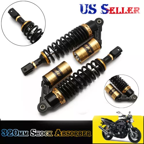 320mm 12.5" Rear Air Shock Absorber Suspension ATV Motorcycle Dirt Bike Scooter