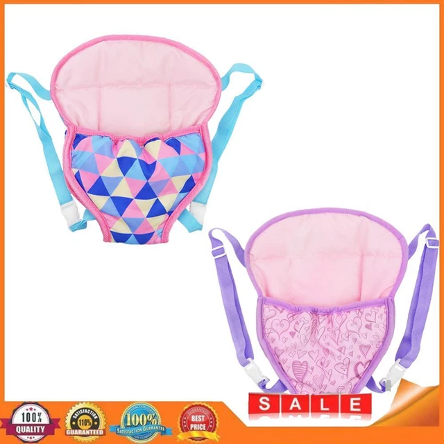 Outdoor Doll Travel Storage Bag with Adjustable Straps for New Born Baby Doll