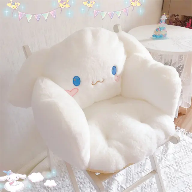 Anime Cinnamonroll Kuromi Melody Stuffed Pillow Stuffed Soft Chair Cushion Warm
