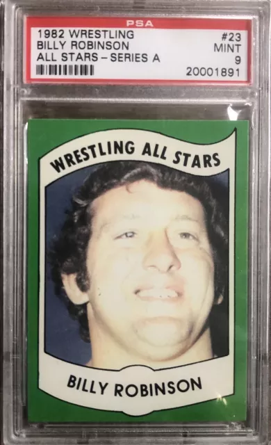 1982 Wrestling All Stars Series A #23 Billy Robinson Psa 9