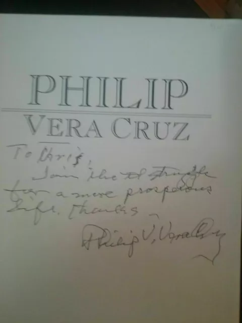 Afl-Cio Filipino American Labor Leader Signed National Ufw Philip Cruz 2