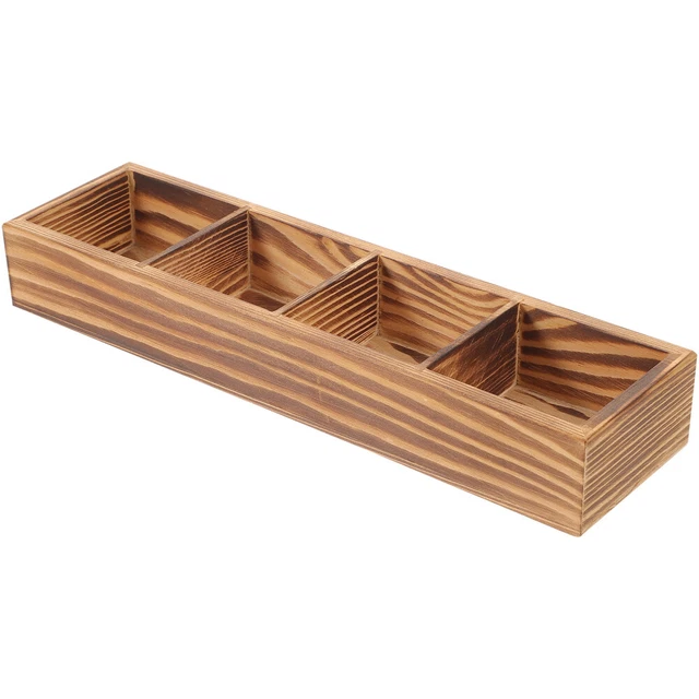 Barattolo Spezie In Legno - Contenitore Per Sale E Zucchero Con Coperchio E Cucchiaio - Design Naturale