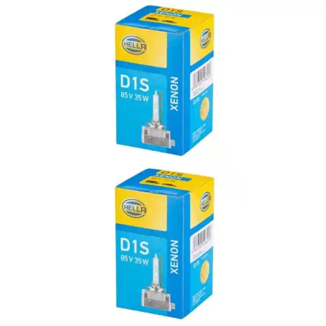 2x HELLA STANDARD D1S XENON BRENNER SATZ SCHEINWERFER LAMPEN 85V 35W PK32D-2 |