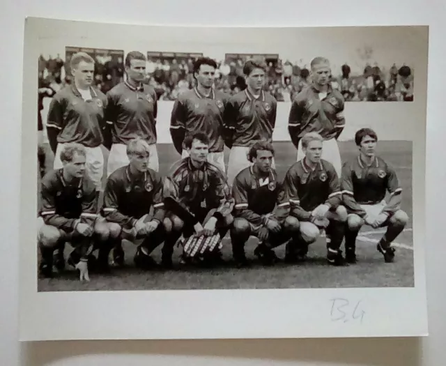 Iceland National 1994 94 Team Group Press Photo Photograph Picture 8.5x6.5 Inch