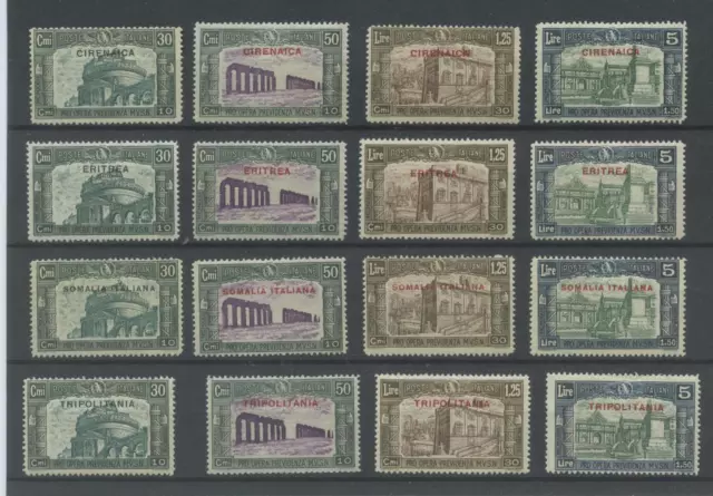 Colonie Giri 1930 Milizia Iii 16V. 2 ** Centrato