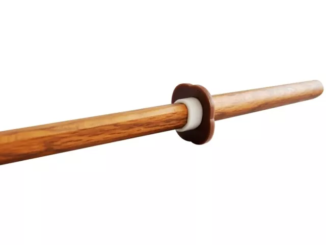 TEKKA BUDO Bokken aus Roteiche, 100 cm mit Tsuba, Japanisch Holzschwert Aikido