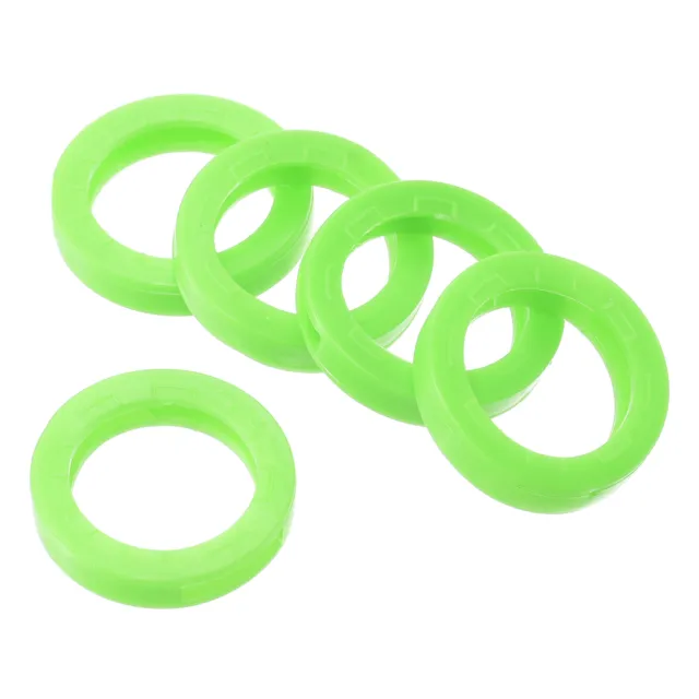 Key Cap Cover, 15 Pack 0.9" Round Key Identifier Tags for House Key, Light Green
