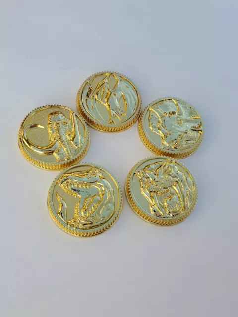 Dino Coins Set of 5 made for the Legacy Morpher Cosplay Prop