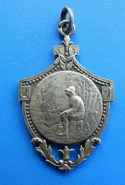 Broche Ancienne Permis De Pêche Pennsylvanie 1951 - Vintage USA
