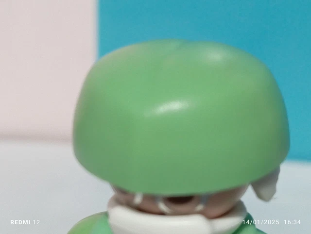 PLAYMOBIL GORRO VERDE Cirujano Sala De Operaciones Quirofano Ref