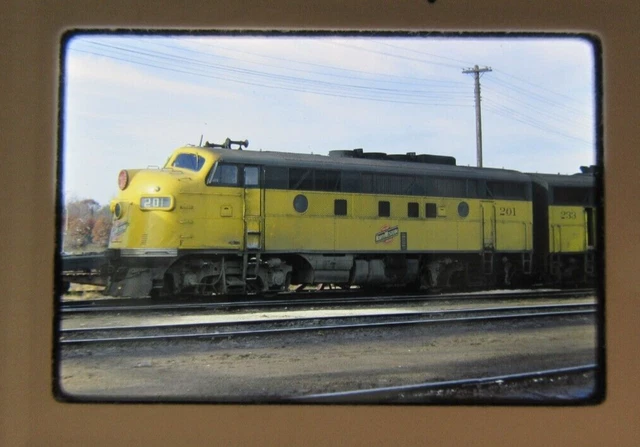 Duplicate '72 Kodachrome Slide CNW Chicago Northwestern 201 F3A         40X58