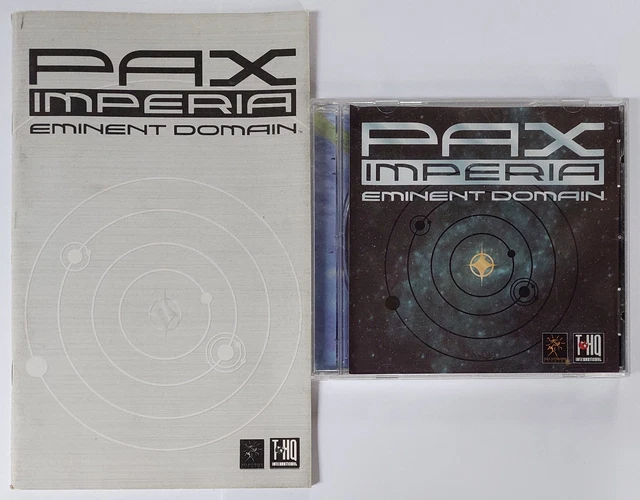 Jeu PC Pax Imperia Eminent Domain - édition Big Box Complète 1997 THQ, Version Française, Bon état