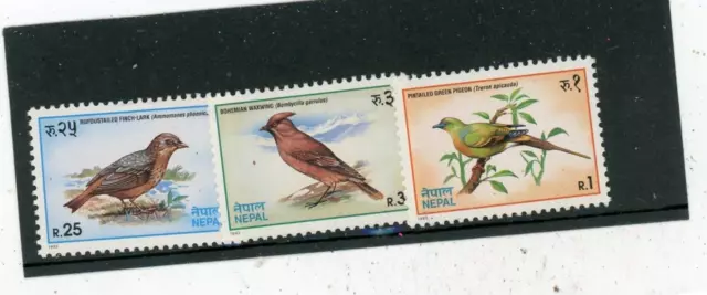 Nepal 1992 Birds Scott# 508-10 como nuevo NH