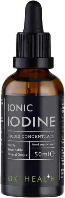 KIKI Health Ionic Iodine Liquid Concentrate - 50ml-4 Pack