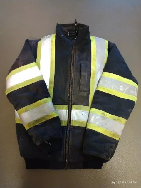 Tough Duck  Black Polyester Safety Jacket Size S/P