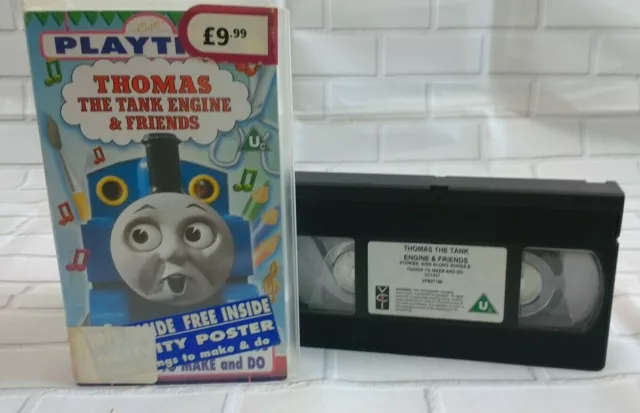PLAYTIME THOMAS THE Tank Engine sing along songs make and do VHS Video ...