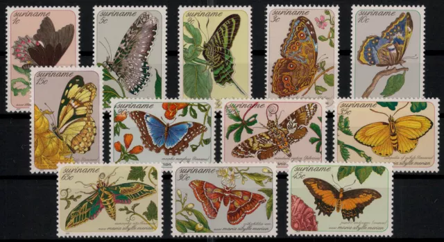 Surinam; Schmetterlinge 1983 kpl. **  (11,-)