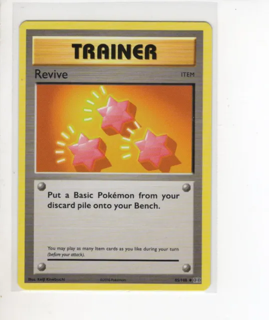 Revive Trainer Xy Evolutions Set Pokemon Card 85/108 Hp