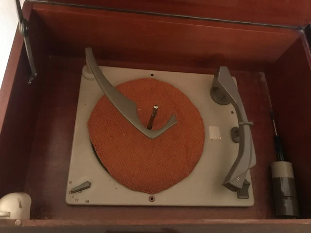 Meuble Hifi Vintage Grundig Années 50/60 - Bois - Pour Platine Vinyle