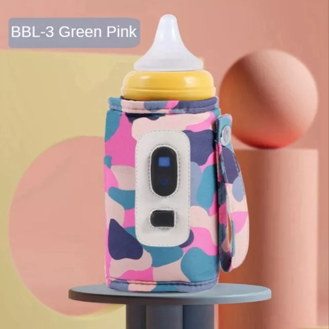 Universal USB Milk Warmer Digital Display Nursing Bottle Heater -Camouflage3253