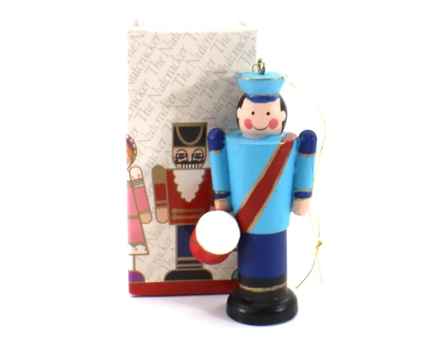 AVON NUTCRACKER ORNAMENT Collection THE SOLDIER Wood 1984 Box Christmas