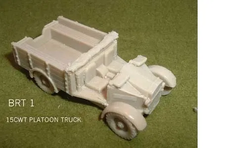 Wwii British Morris Commercial 15Cwt Platoon Truck  Resin Model Kit - B1