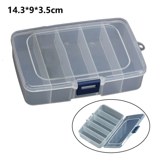 Organizer strumento in plastica portatile contenitore con cinque rettangoli