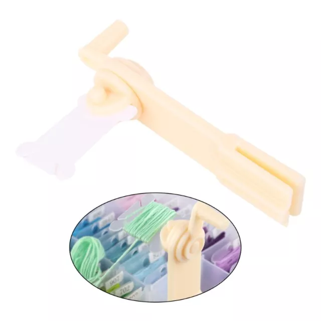 String Winder with Embroidery Floss Thread Bobbins Card for Sewing 2