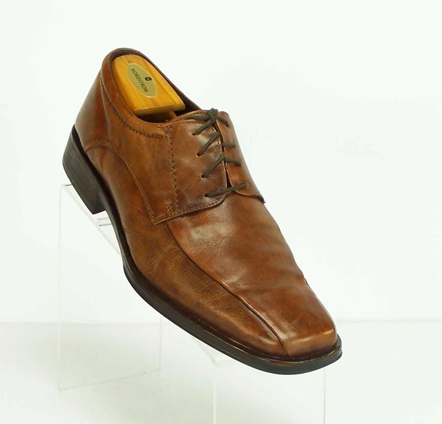JOHNSTON MURPHY BROWN Bicycle Square Toe Oxfords Shoes 20  display picture 1
