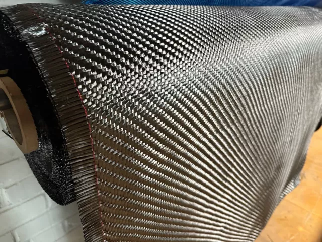 6 x 5FT Twill Weave Carbon Fiber Fabric Cloth Resin Kit