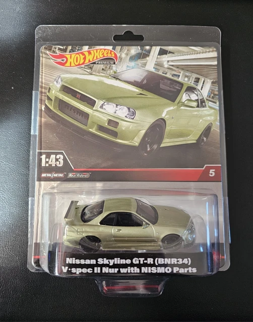 Hot Wheels Nissan Skyline GT-R R34 2019 - édition Verte 45/250 - Neuf