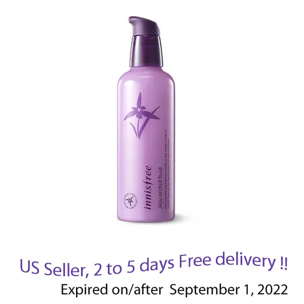 Innisfree Jeju Orchid Fluid 100ml + Free Gift Sample !!