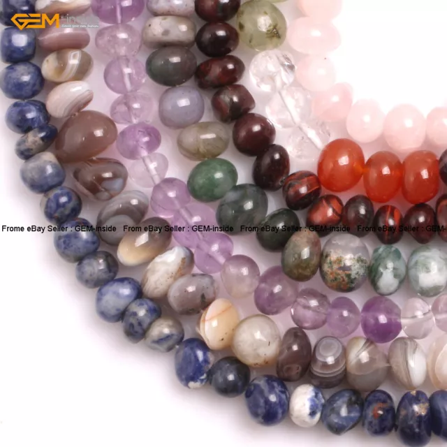 Freeform Natural  8-10x10-12mm Nugget Stone Loose Beads For Jewelry Making 15"
